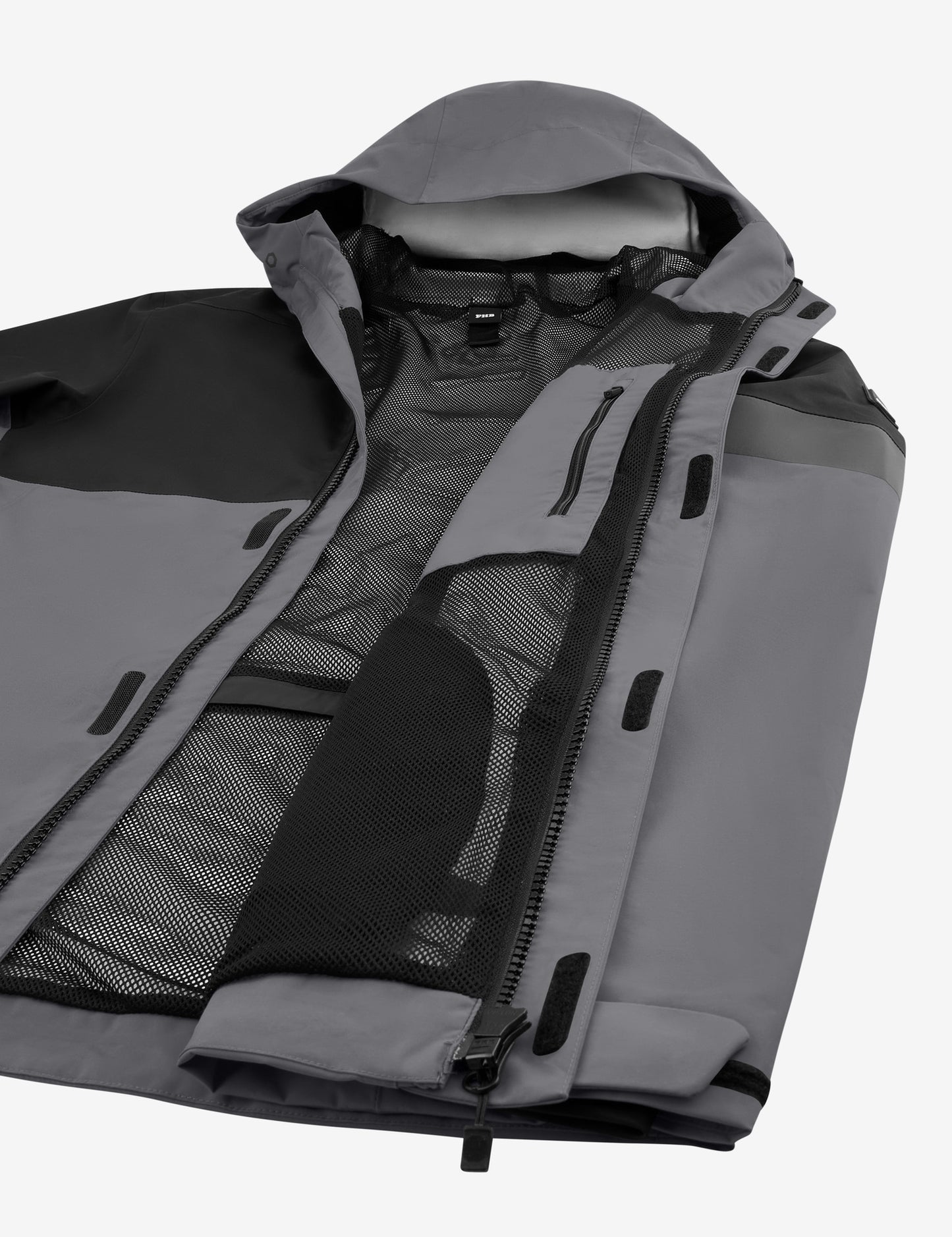 FHB Luca Regenjacke Hardshelljacke Grau/Schwarz 78136