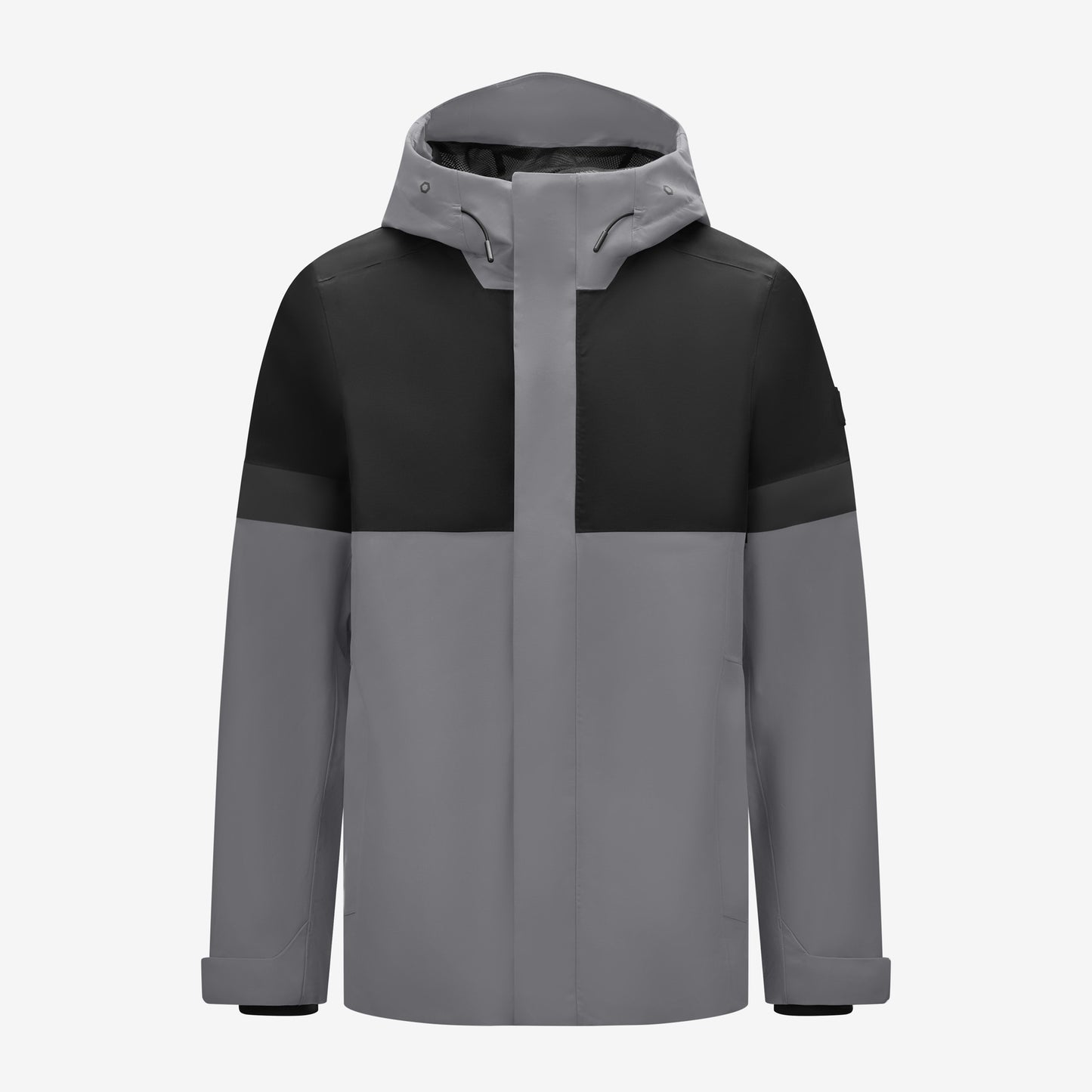 FHB Luca Regenjacke Hardshelljacke Grau/Schwarz 78136