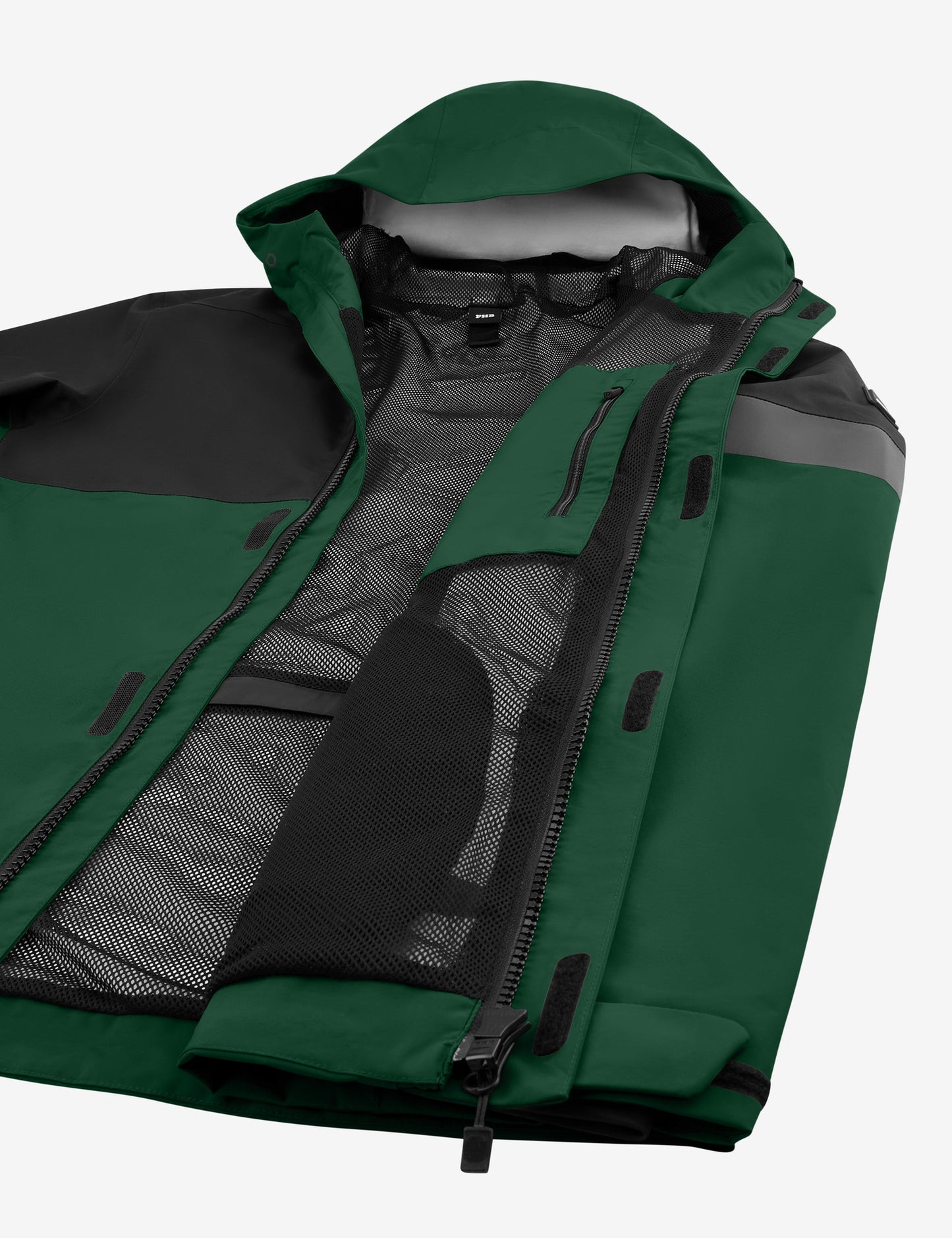 FHB Luca Regenjacke Hardshelljacke Grün/Schwarz 78136