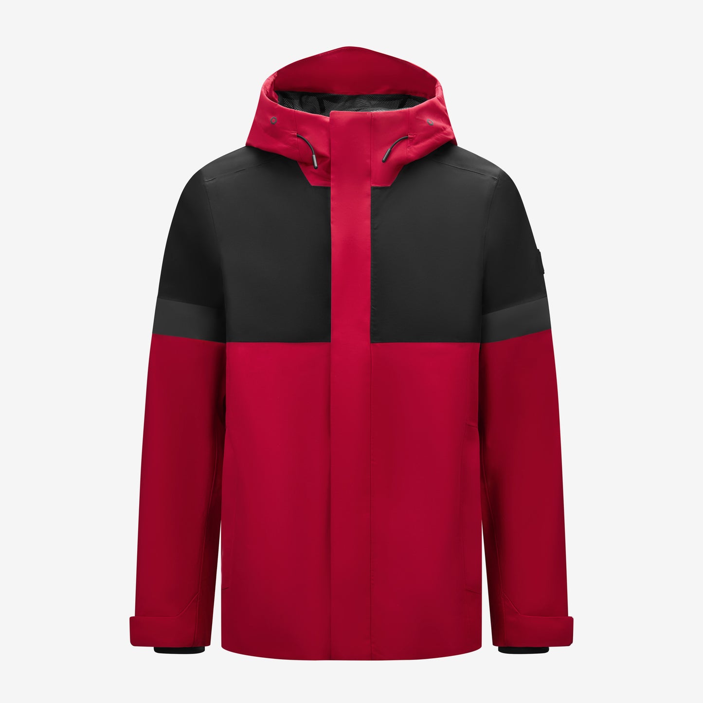 FHB Luca Regenjacke Hardshelljacke Rot/Schwarz 78136