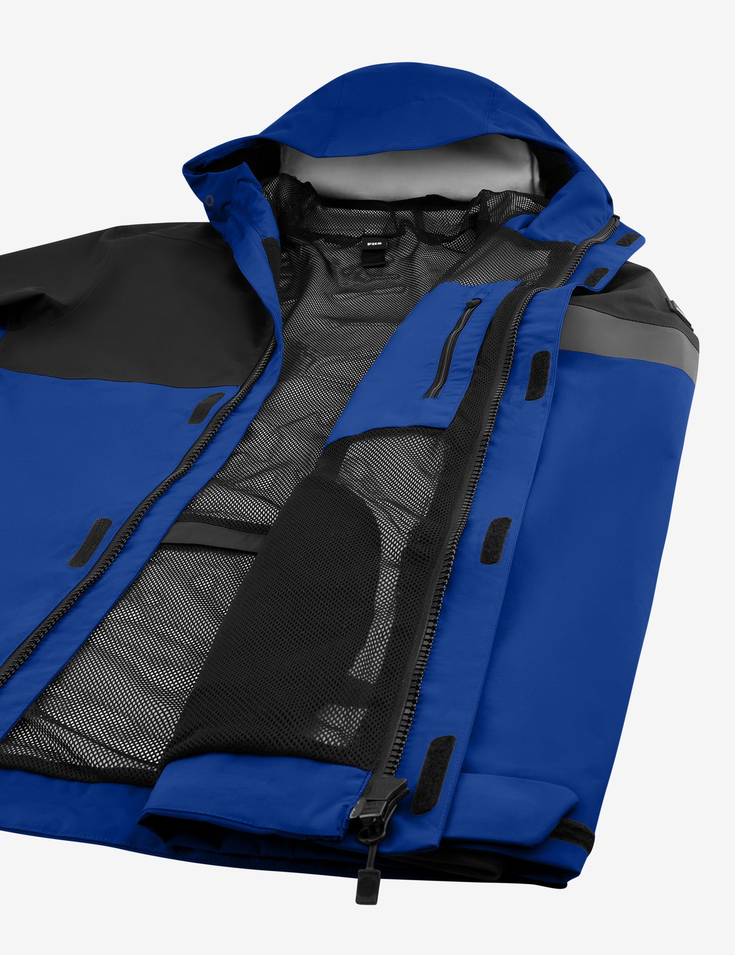 FHB Luca Regenjacke Hardshelljacke Royalblau/Schwarz 78136
