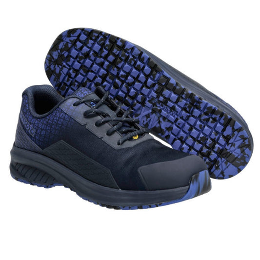 MASCOT® ACCELERATE Sicherheitsschuhe S3S mit Schnürsenkel Navy/Azur F1500