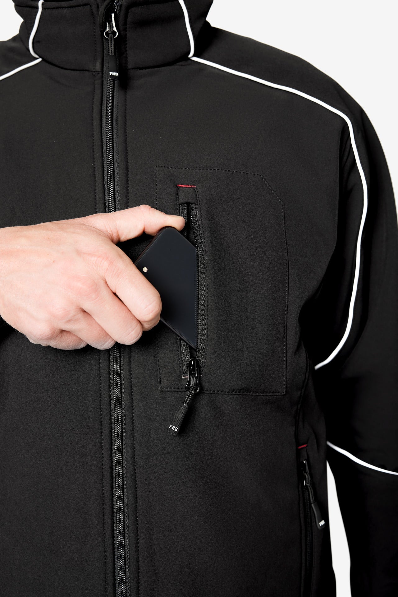 FHB Softshell-Jacke Dirk Schwarz 78519