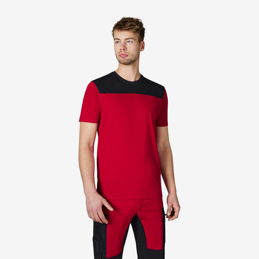 FHB Knut T-Shirt Rot/Schwarz 822200