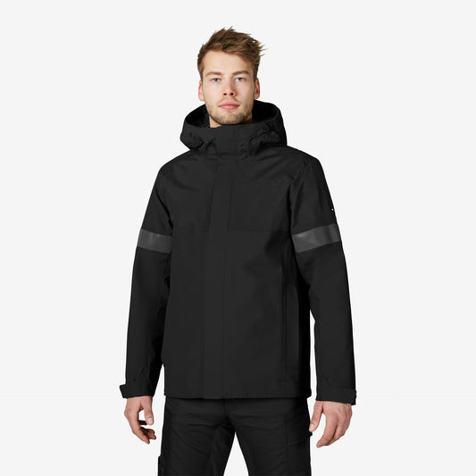 FHB Luca Regenjacke Hardshelljacke Schwarz 78136