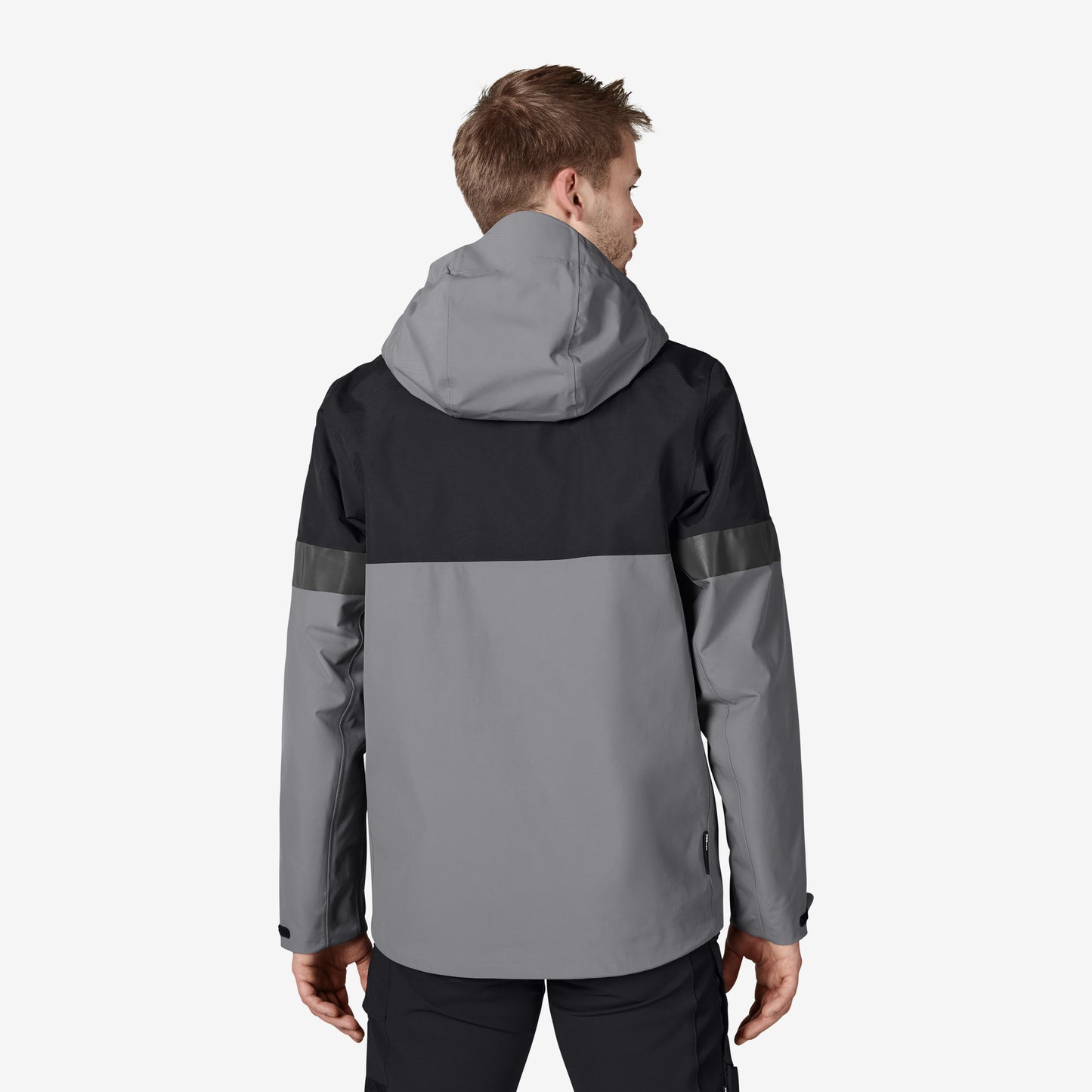 FHB Luca Regenjacke Hardshelljacke Grau/Schwarz 78136