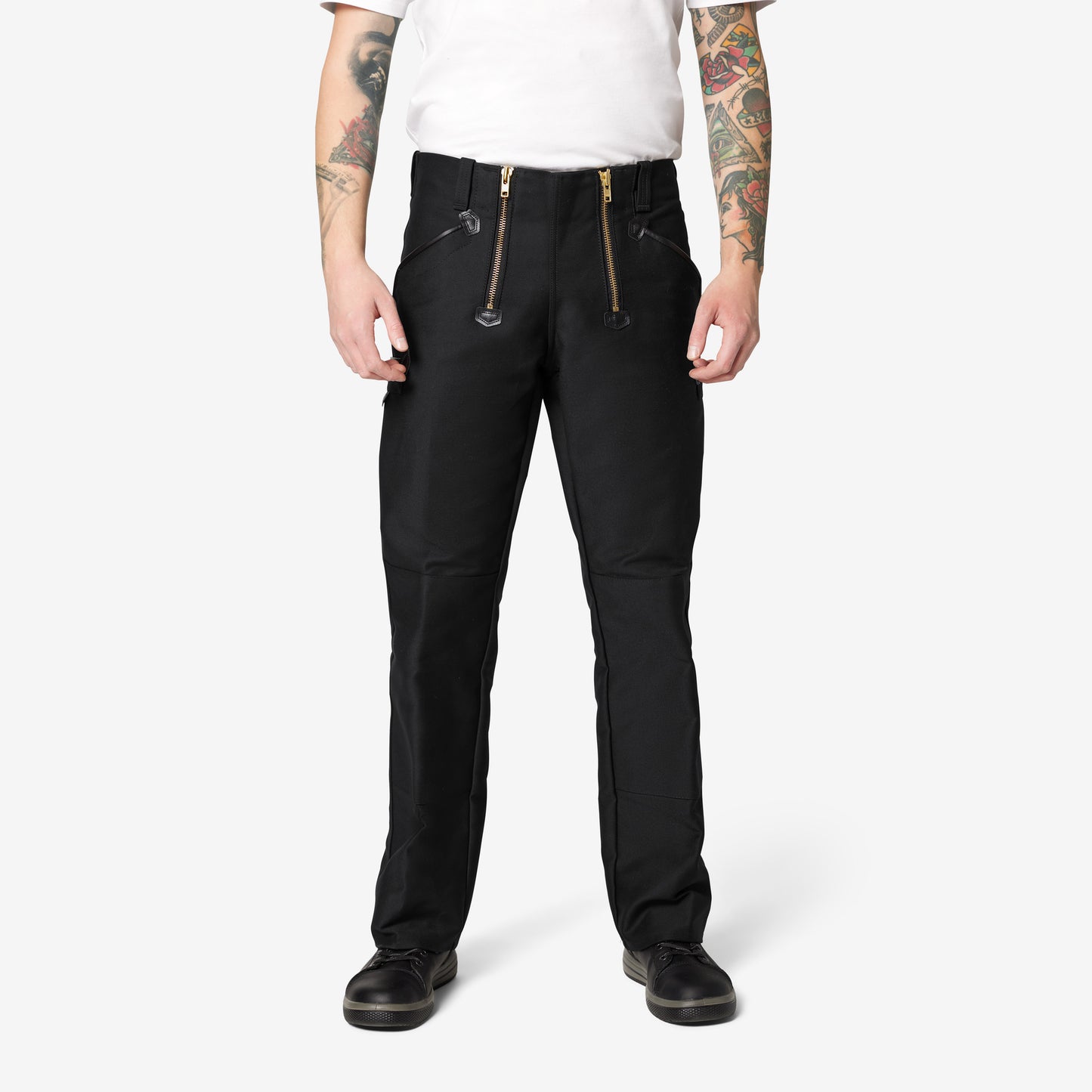 FHB Zunfthose Zwirn-Doppel-Pilot Schwarz Enno 70083