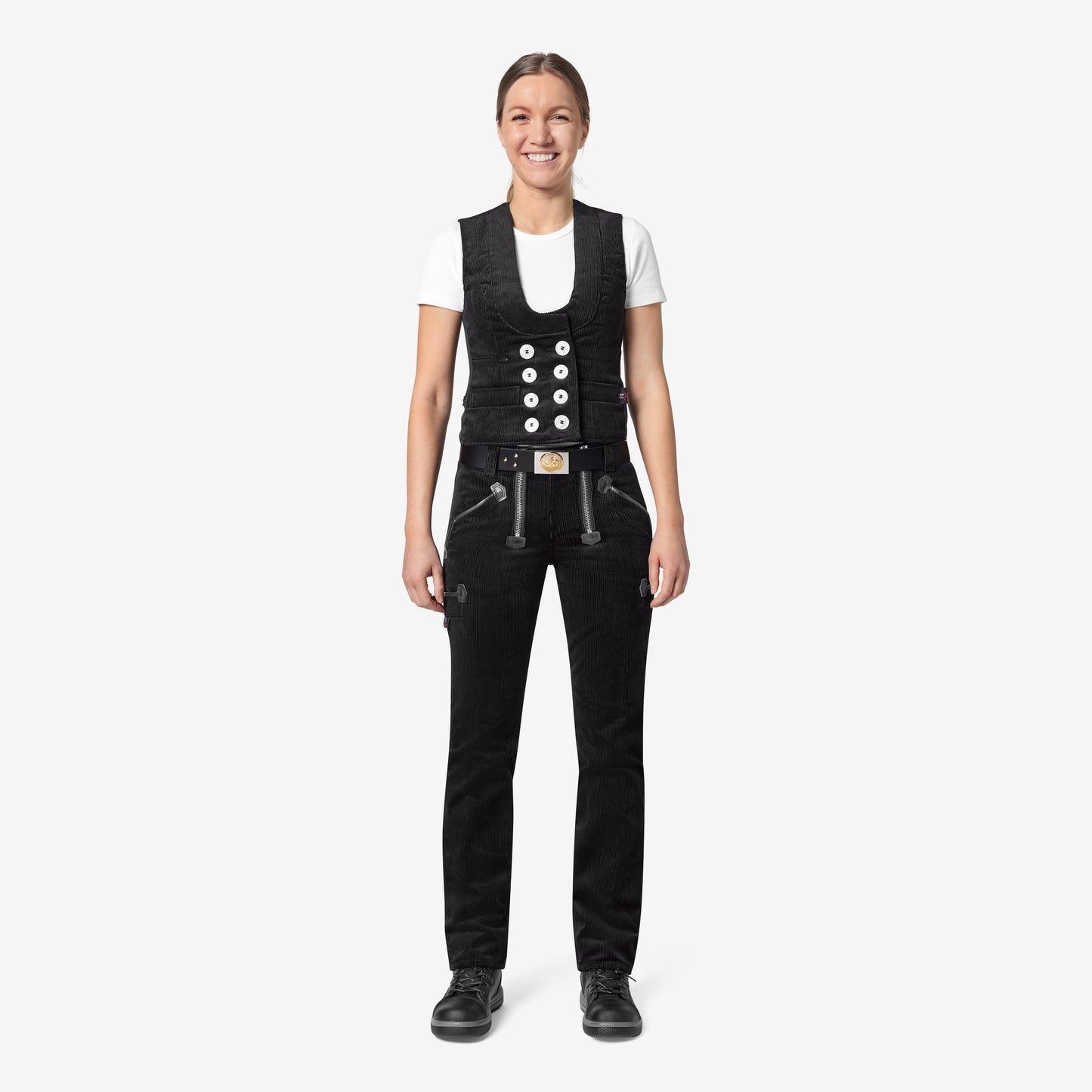 FHB Damen Zunfthose Genuacord Greta Schwarz 20003