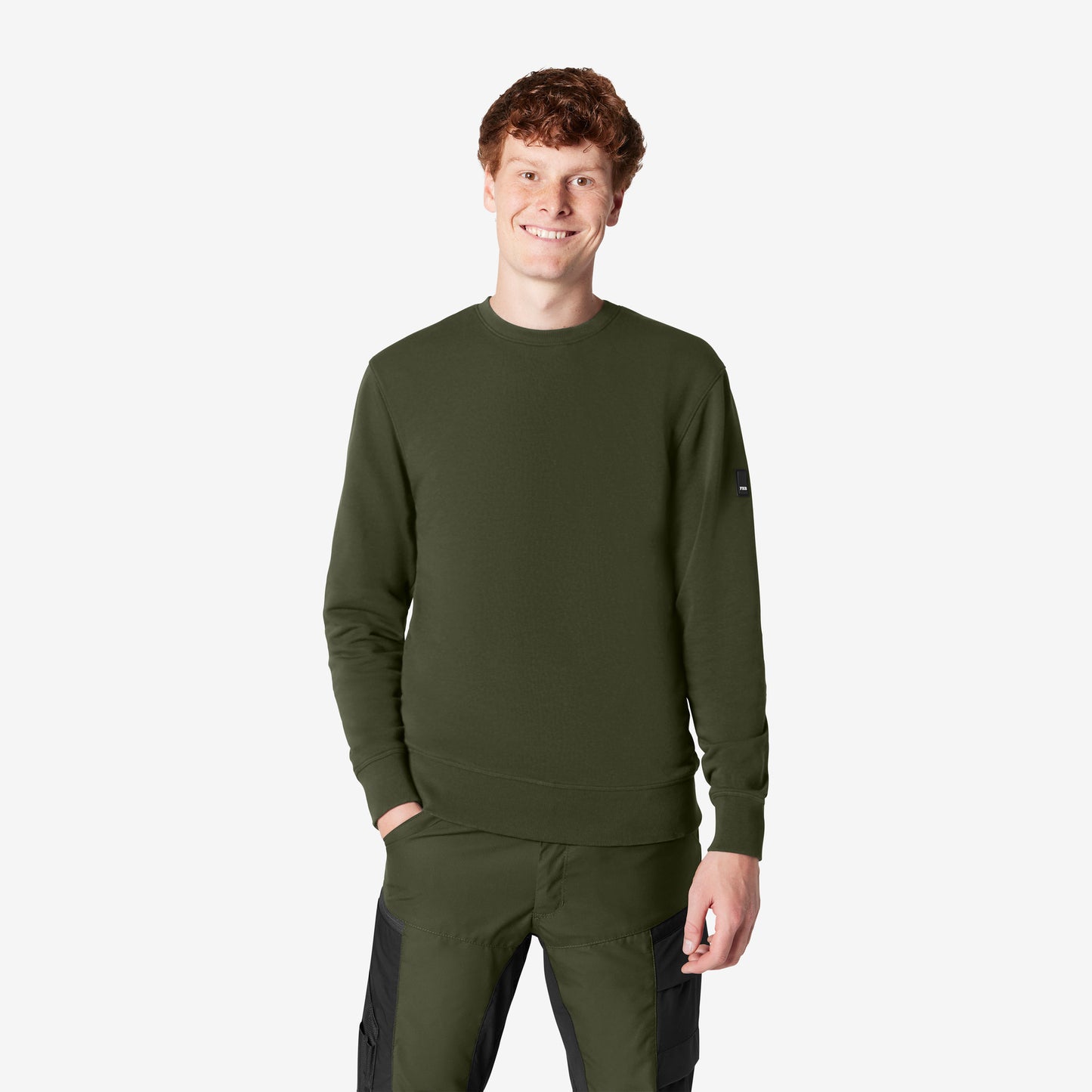 FHB Piet Sweatshirt unisex Oliv 821140