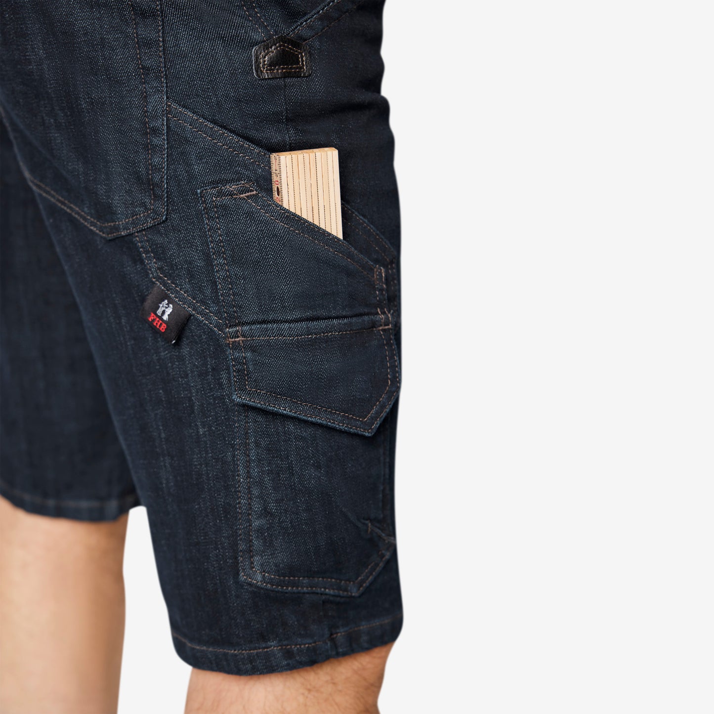 FHB Volkmar Zunft-Bermuda Shorts Stretch-Jeans 22635