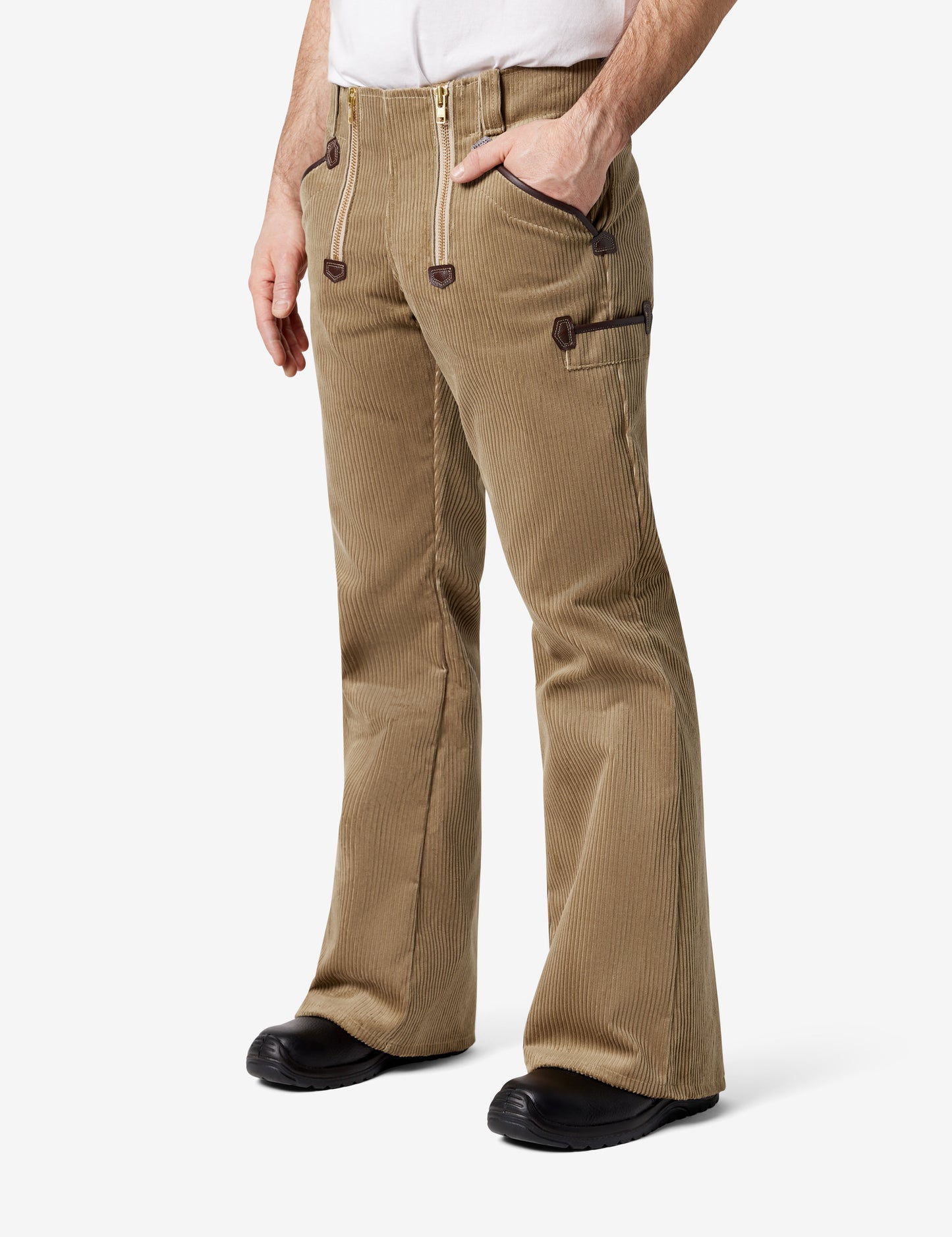 FHB Zunfthose Trenkercord Beige Alfons 40004