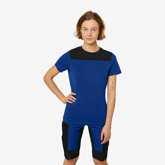 FHB Kira T-Shirt Frauen Royalblau/Schwarz 822210