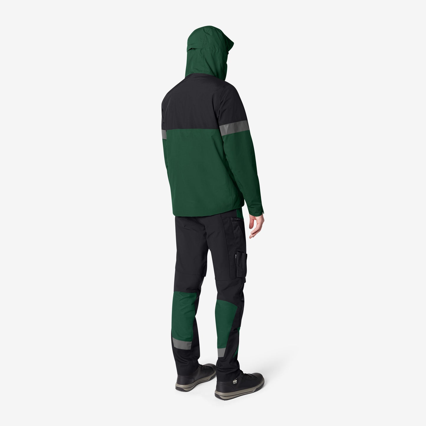 FHB Luca Regenjacke Hardshelljacke Grün/Schwarz 78136