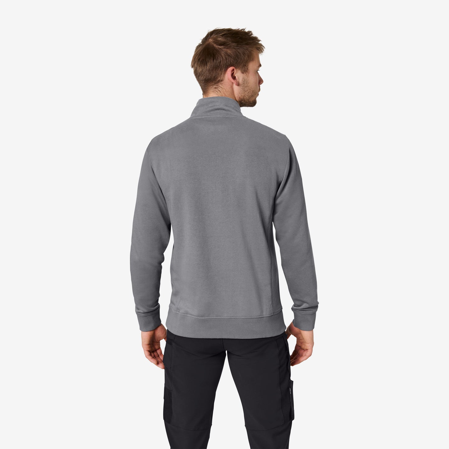 FHB Zip-Sweatshirt Troyer Kalle unisex Grau 821150