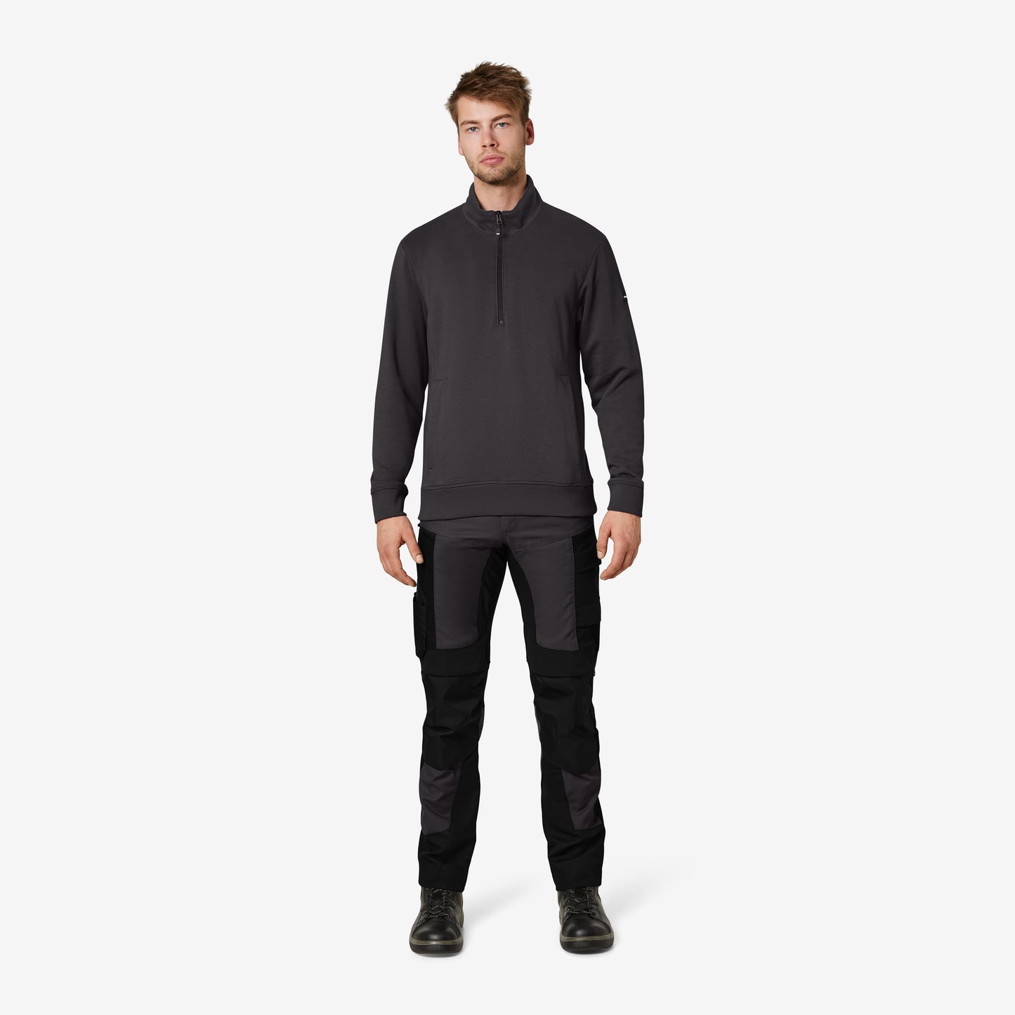 FHB Zip-Sweatshirt Troyer Kalle unisex Anthrazit 821150