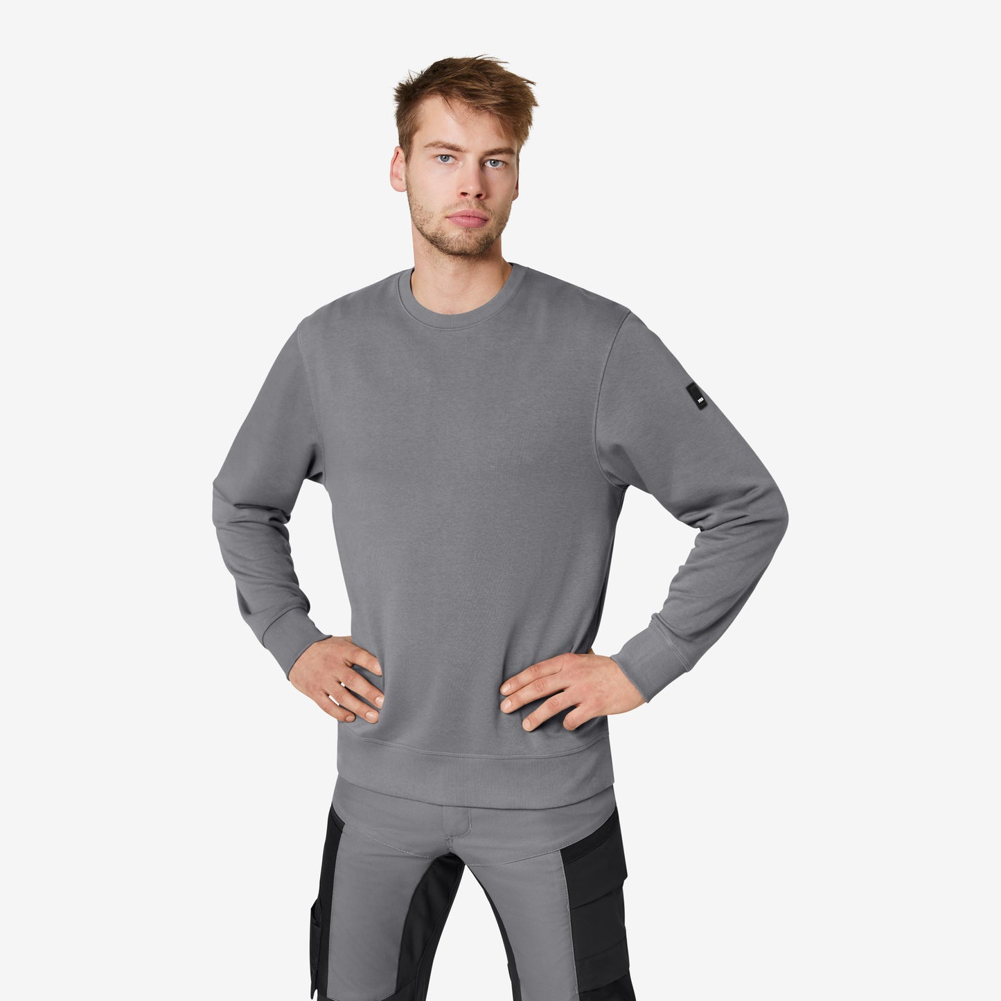 FHB Piet Sweatshirt unisex Grau 821140