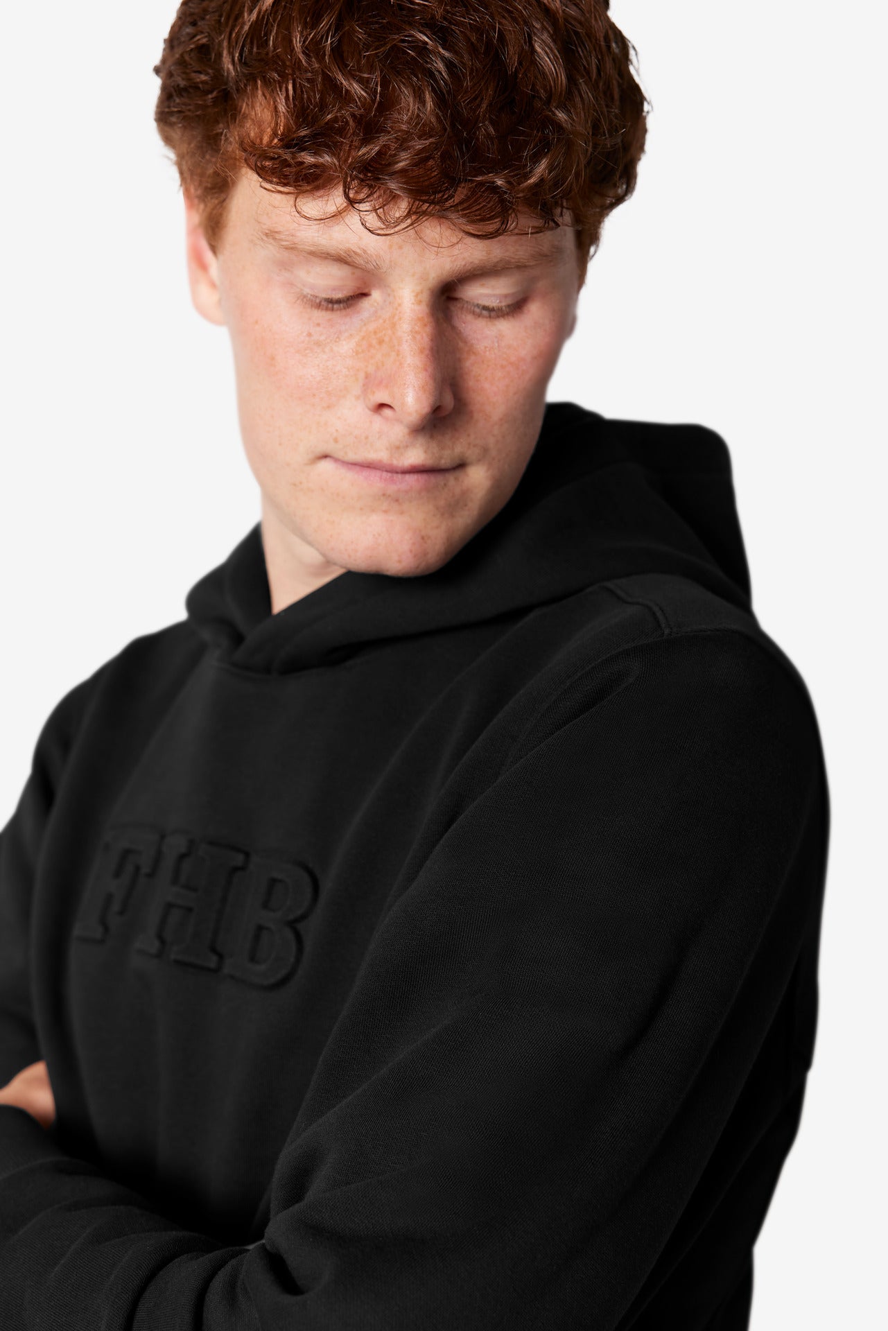 FHB Bello Hoodie Kapuzenpullover mit FHB Logo Schwarz 820500