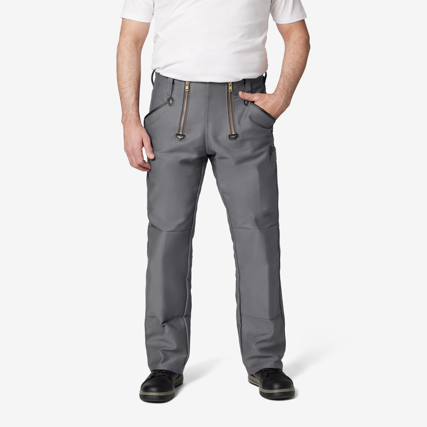 FHB Zunfthose Zwirn-Doppel-Pilot Enno Grau 70083