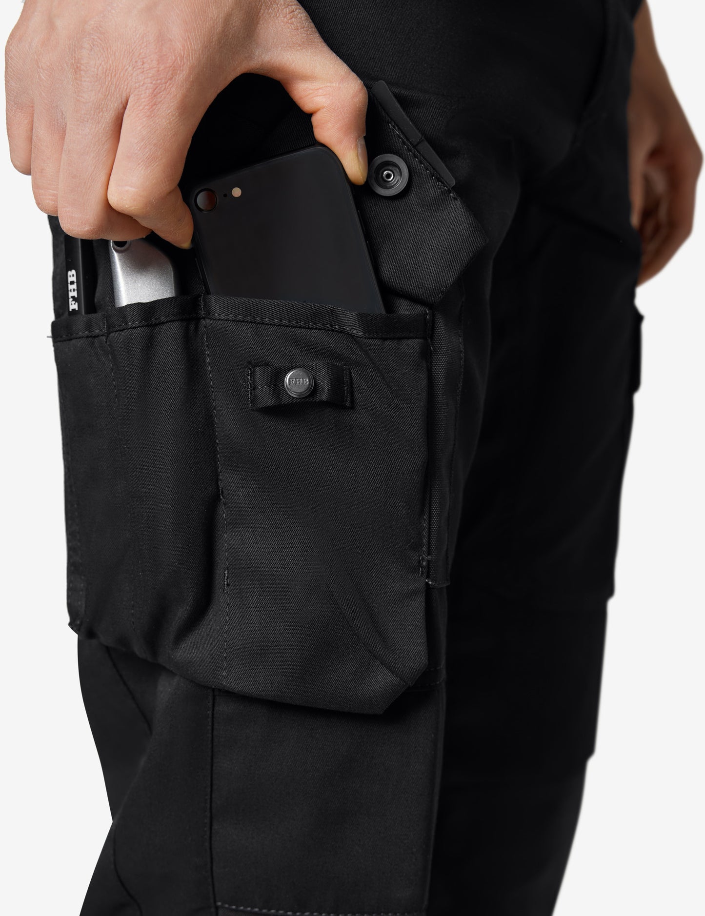 FHB Florian Arbeitshose Bundhose Schwarz 125100