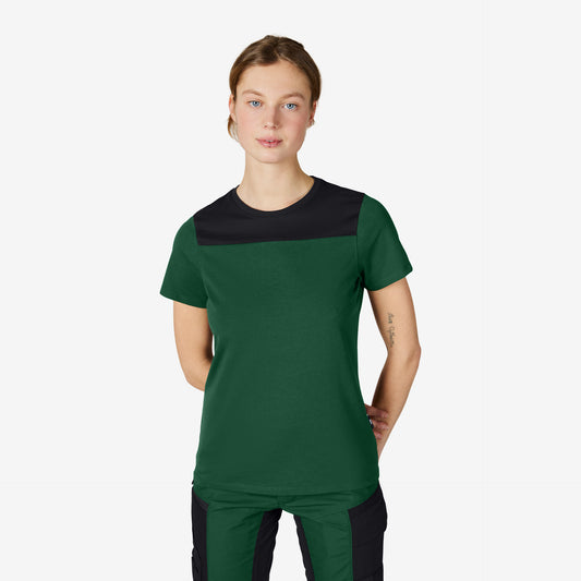 FHB Kira T-Shirt Frauen Grün/Schwarz 822210