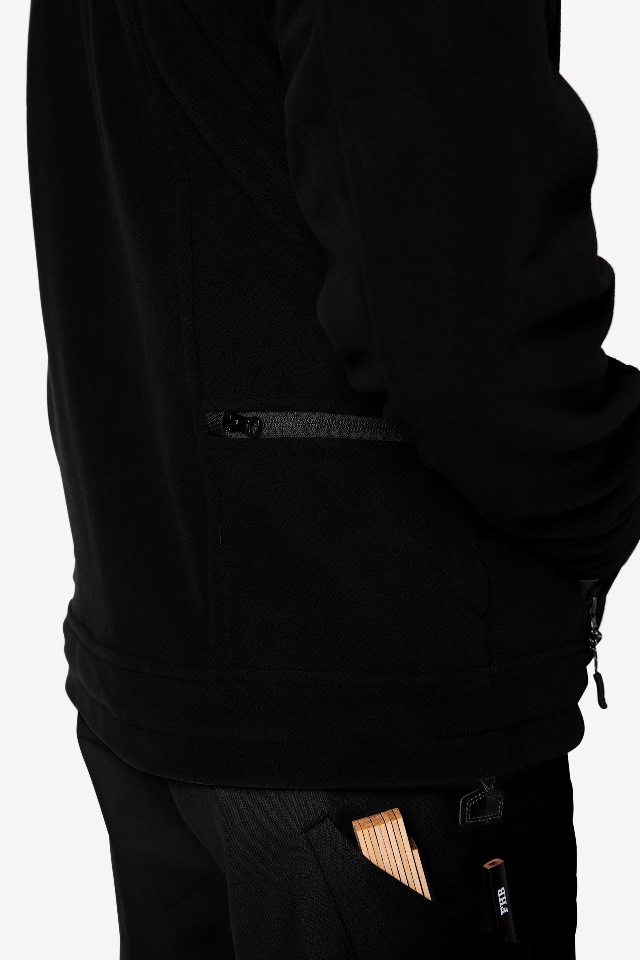 FHB Roman Fleecejacke Schwarz 78230