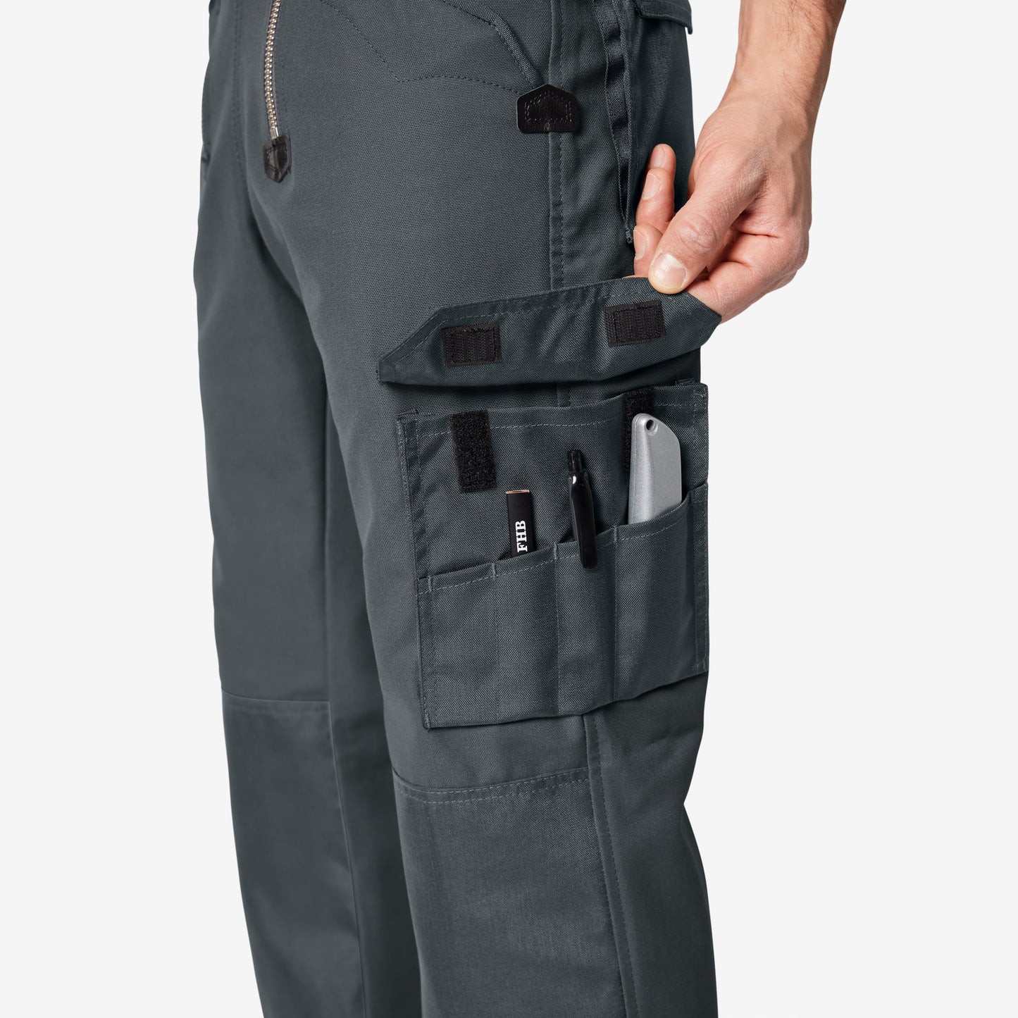 FHB Nils Zunfthose Canvas und Cordura Anthrazit 11086