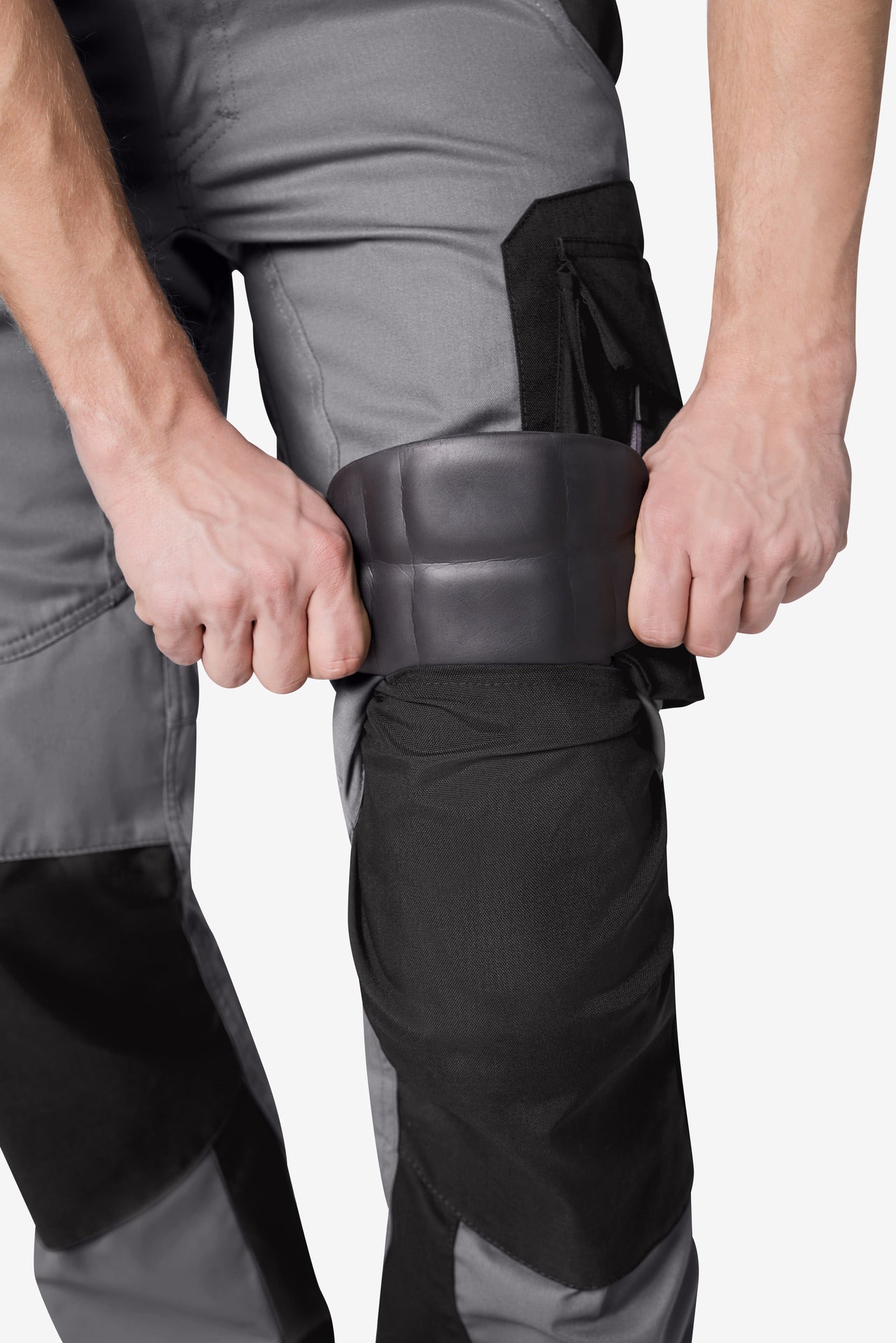 FHB Florian Arbeitshose Bundhose Grau/Schwarz 125100