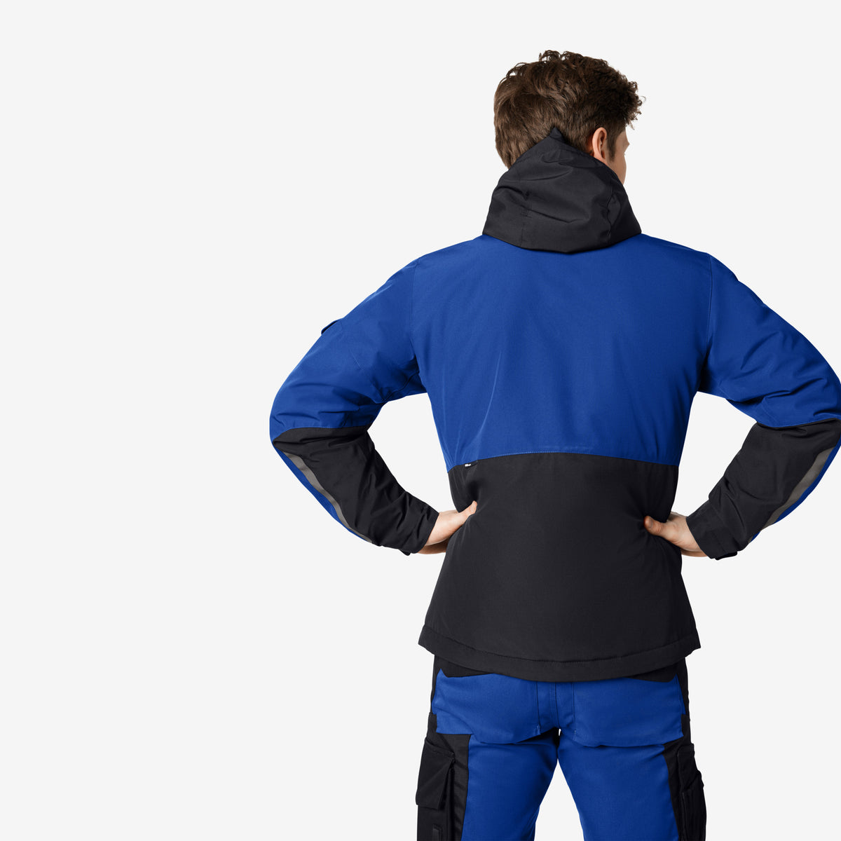 FHB Winterjacke Georg Primaloft Royalblau/Schwarz 80101