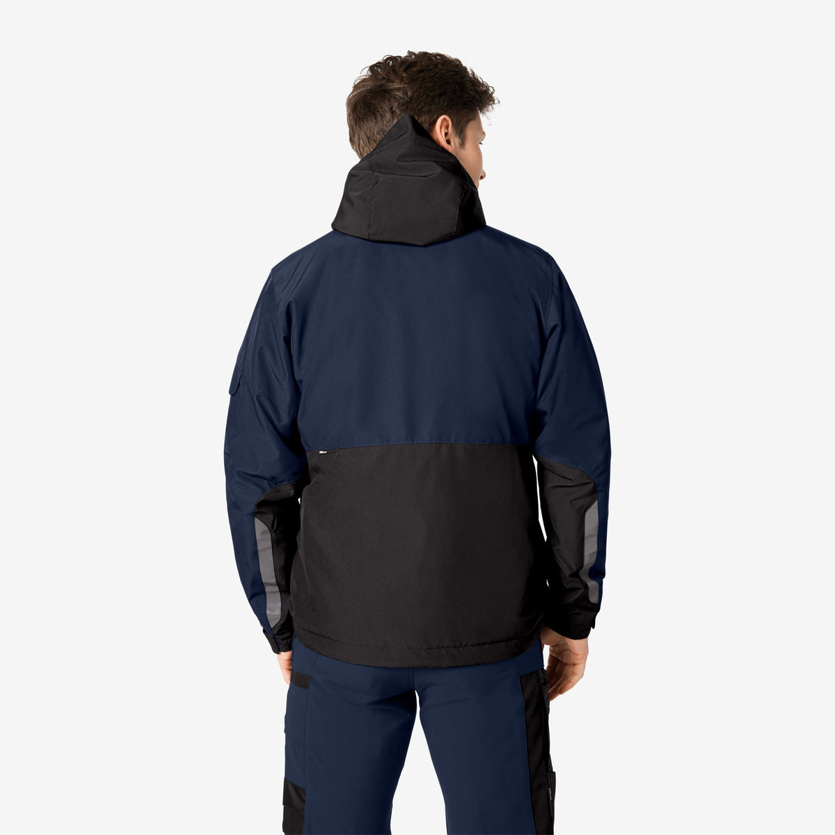 FHB Winterjacke Georg Primaloft Marine/Schwarz 80101