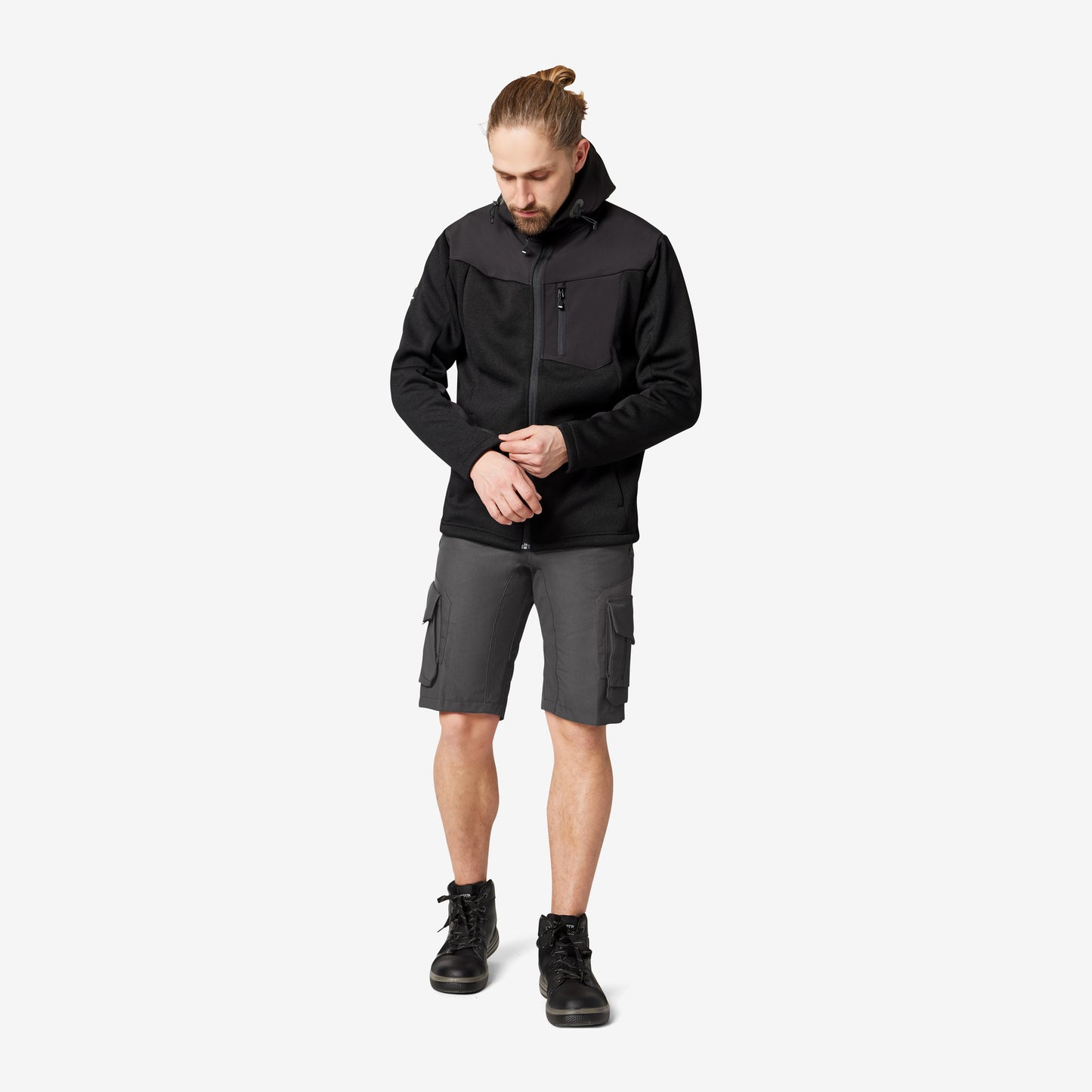 FHB Sascha Zunft-Bermuda Shorts Canvas 11012 + gratis FHB Tristan Messertasche