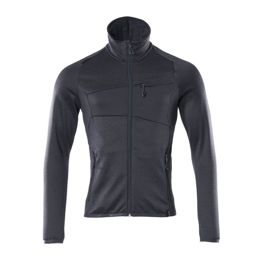 MASCOT® ACCELERATE Fleecepullover mit Reißverschluss Schwarzblau 18103
