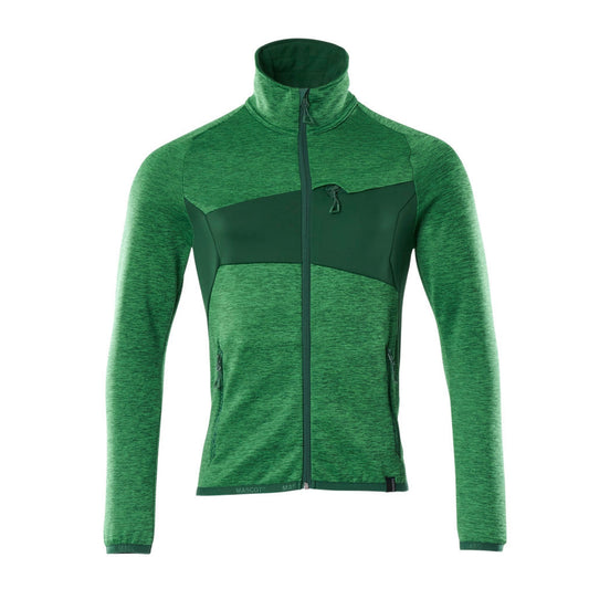 MASCOT® ACCELERATE Fleecepullover mit Reißverschluss Grasgrün/Grün 18103