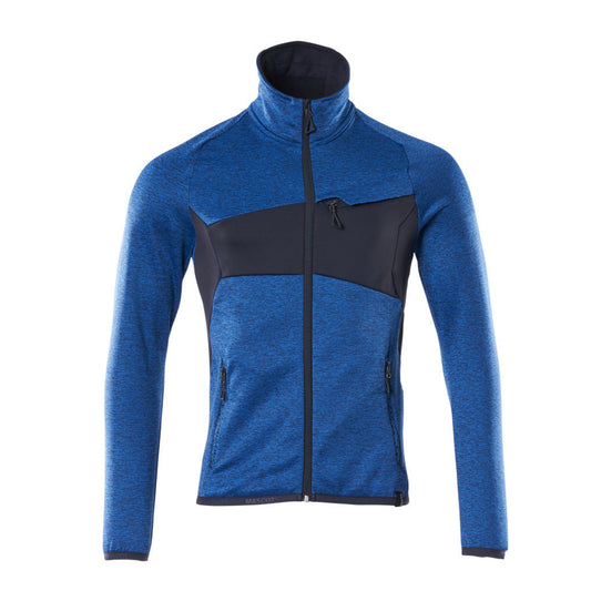MASCOT® ACCELERATE Fleecepullover mit Reißverschluss Azurblau/Schwarzblau 18103