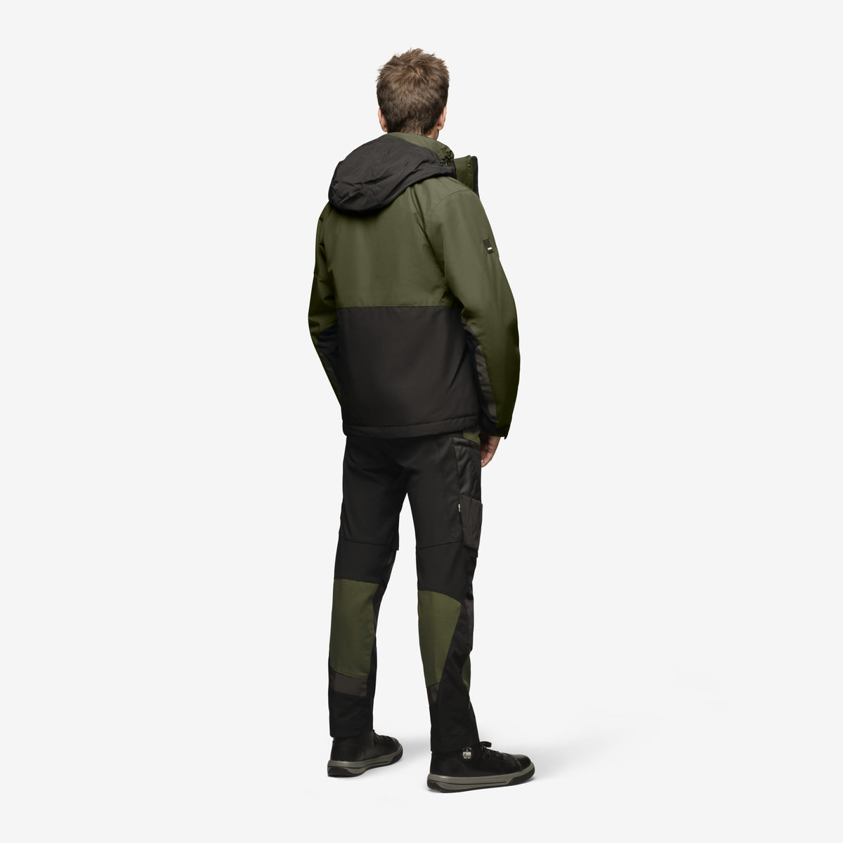 FHB Winterjacke Georg Primaloft Oliv/Schwarz 80101