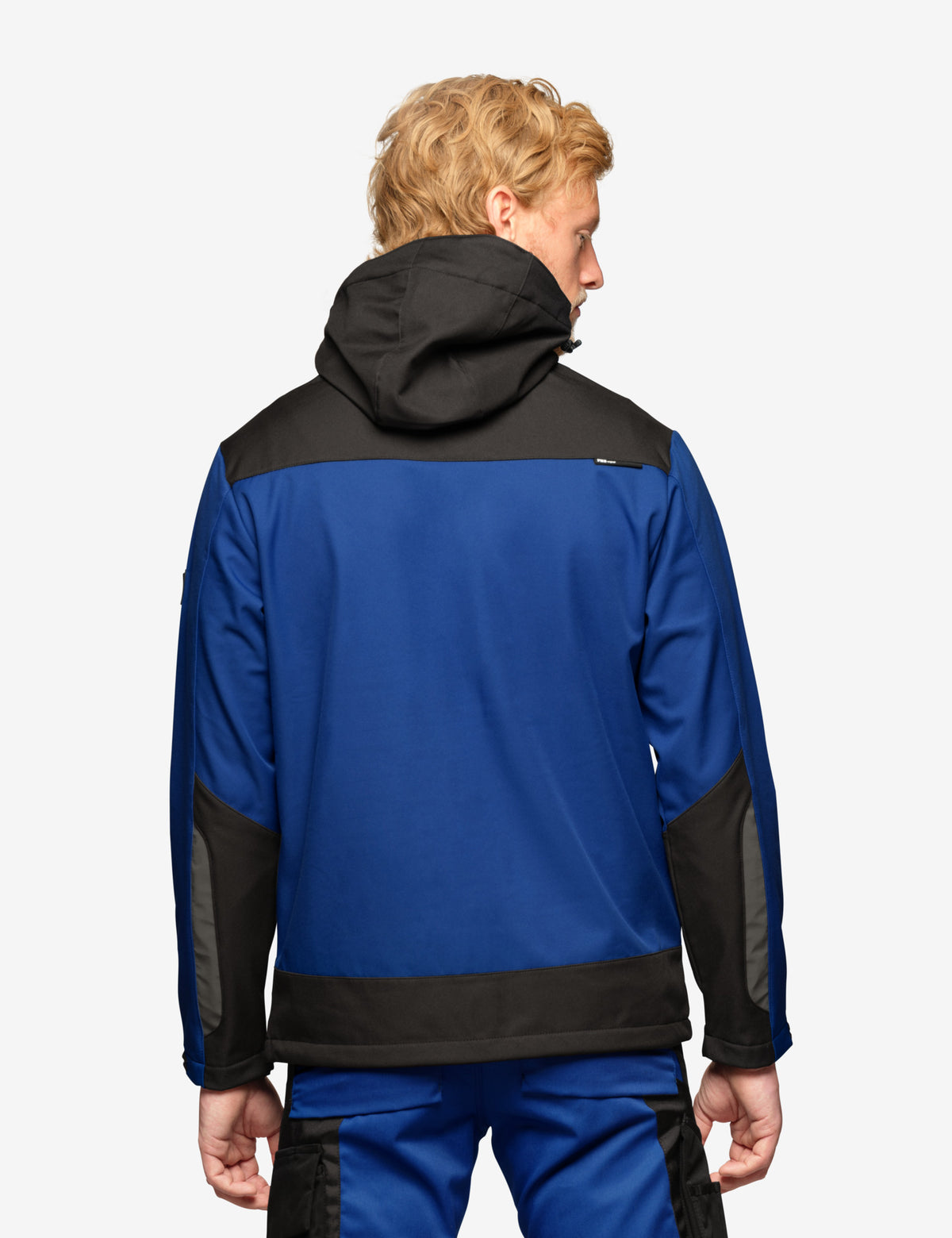 FHB Softshelljacke Jannik Allwetterjacke Royalblau/Schwarz 79105