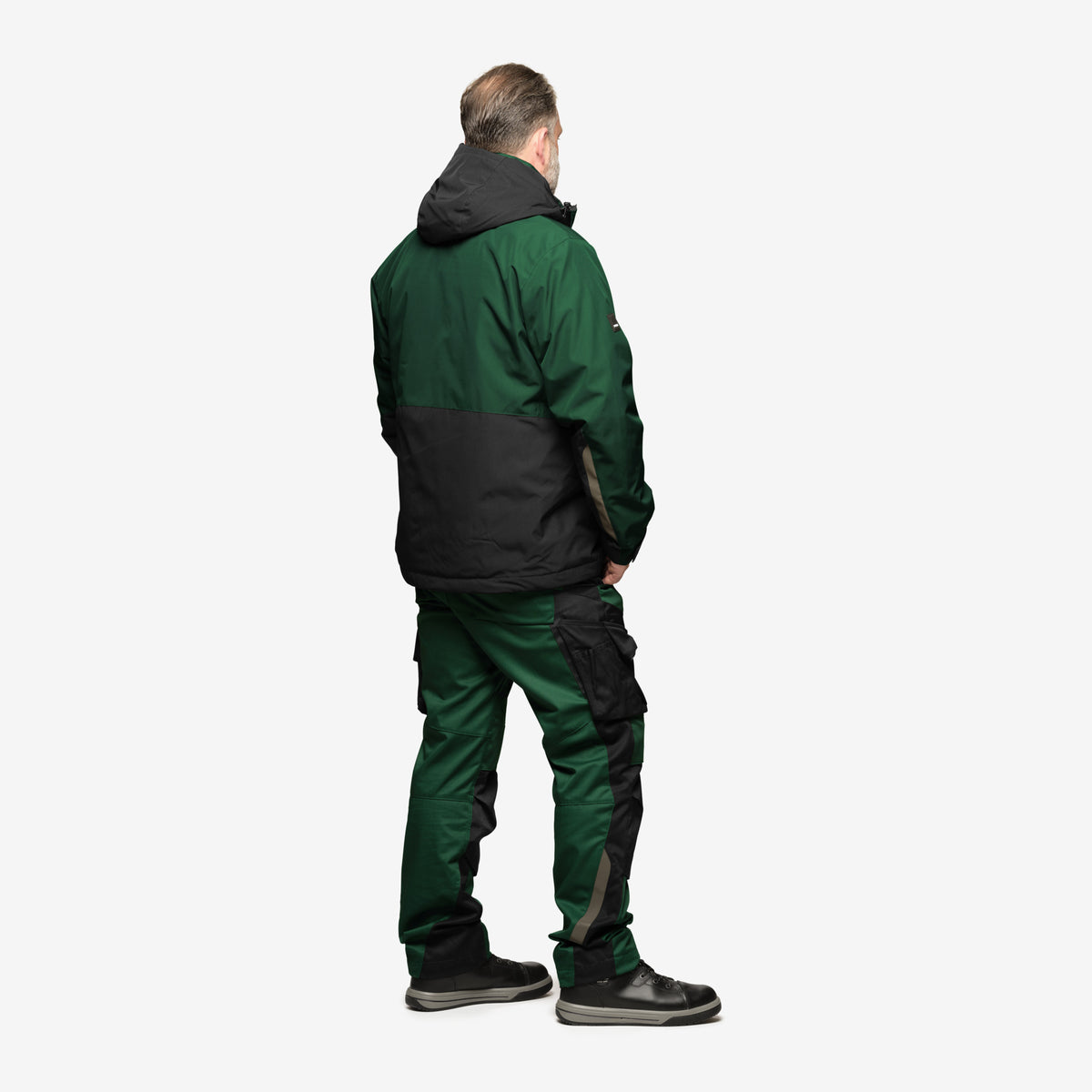 FHB Winterjacke Georg Primaloft Grün/Schwarz 80101