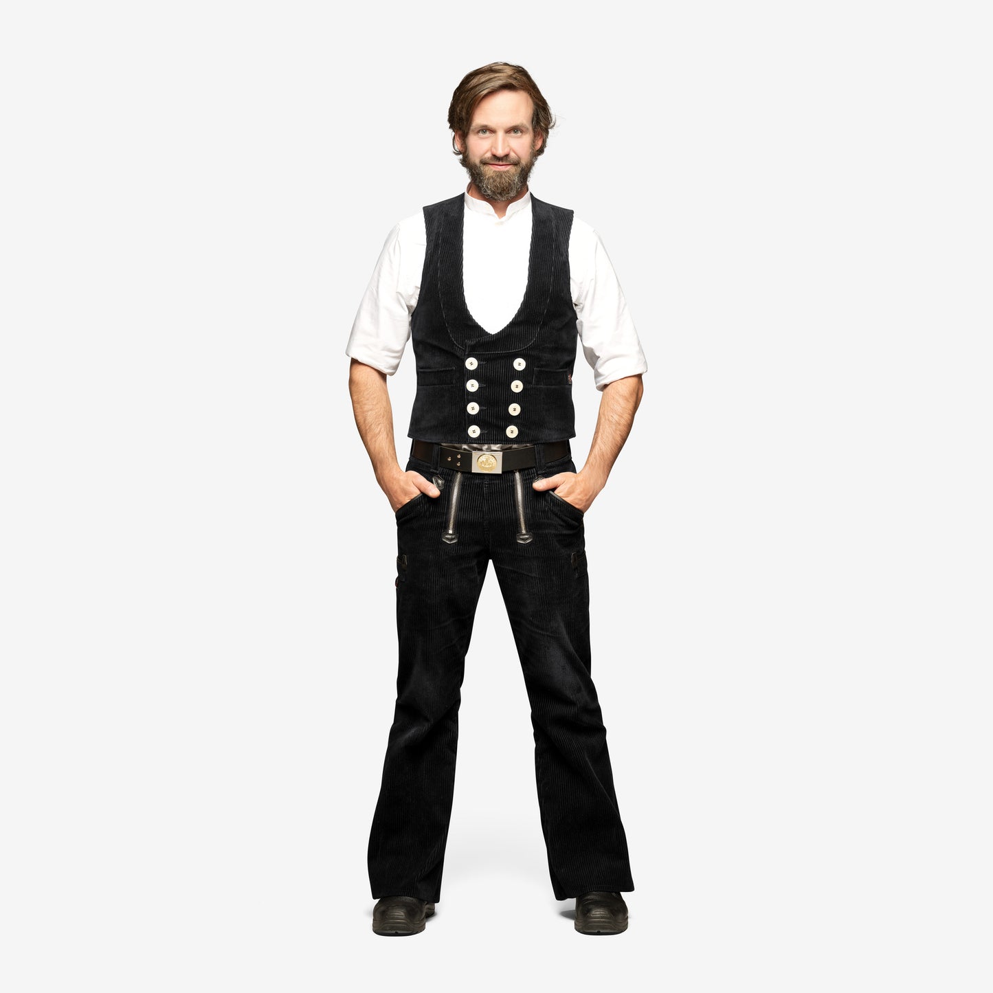 FHB Zunfthose Trenkercord mit Schlag Friedrich 50004