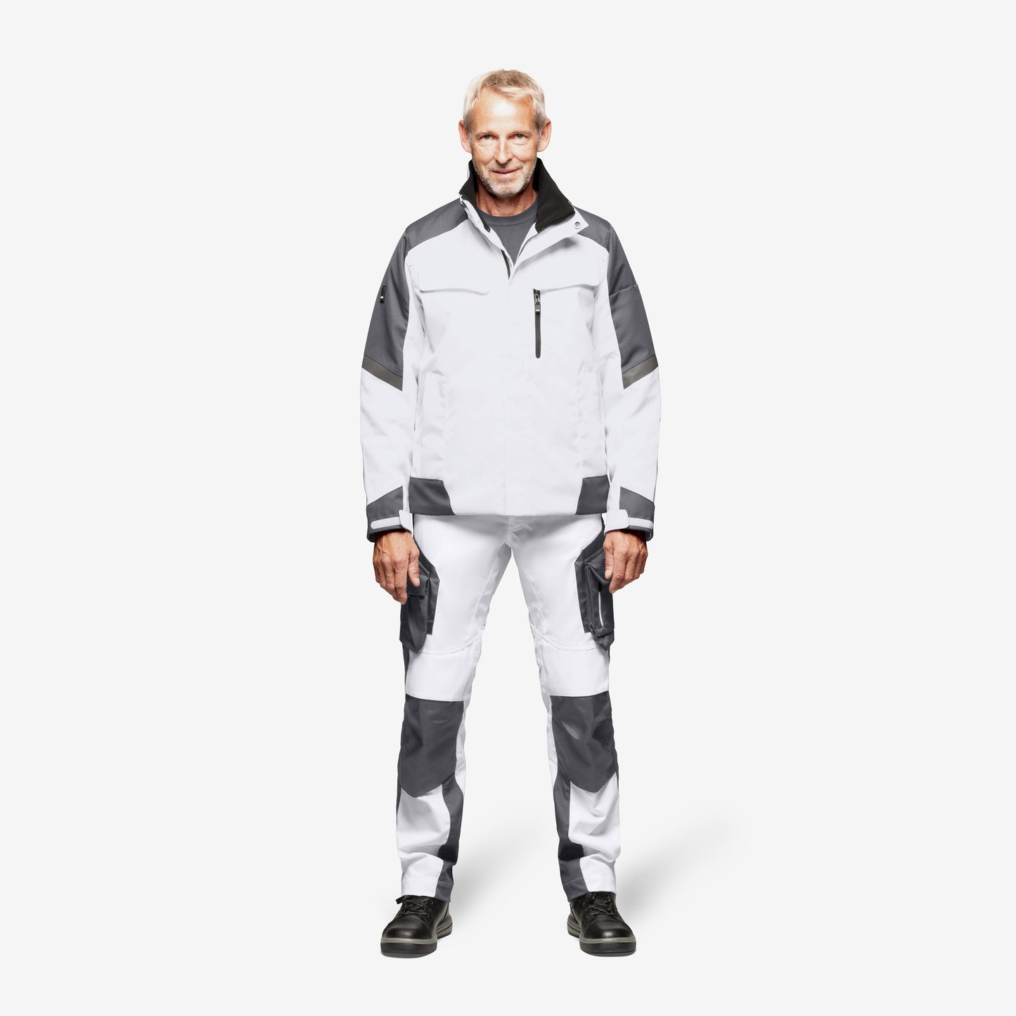 FHB Lars Arbeitsjacke Winter Weiß/Anthrazit 19035
