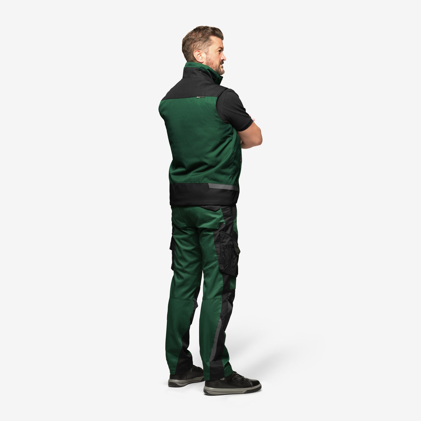 FHB Florian Arbeitshose Bundhose Grün/Schwarz 125100
