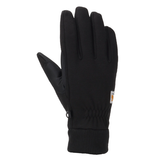 Carhartt Wind Fighter™ Thermal-Lined Fleece Touch-Sensitive Knit Cuff Glove Schwarz A622