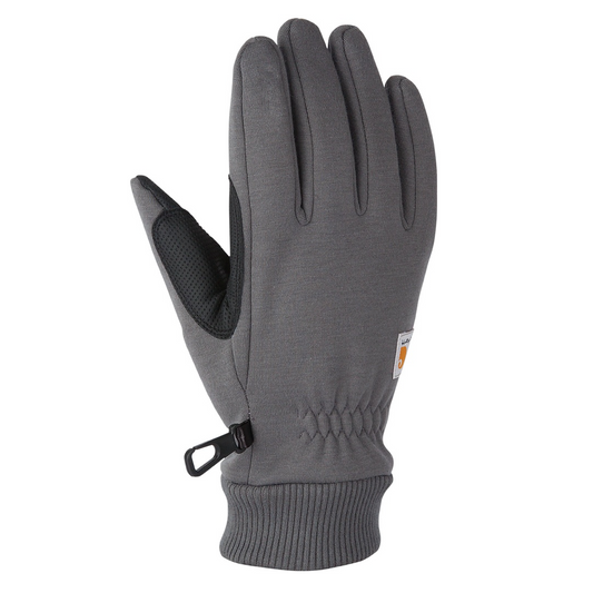 Carhartt Wind Fighter™ Thermal-Lined Fleece Touch-Sensitive Knit Cuff Glove Carbon Heather A622