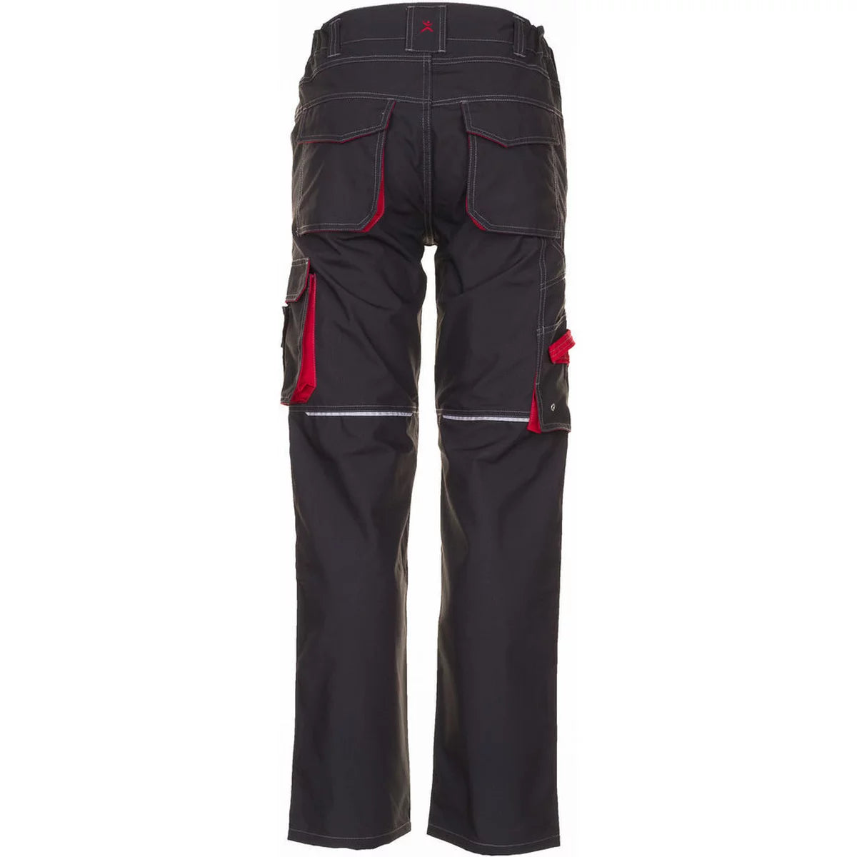 Planam Basalt Bundhose Arbeitshose anthrazit/rot 2820