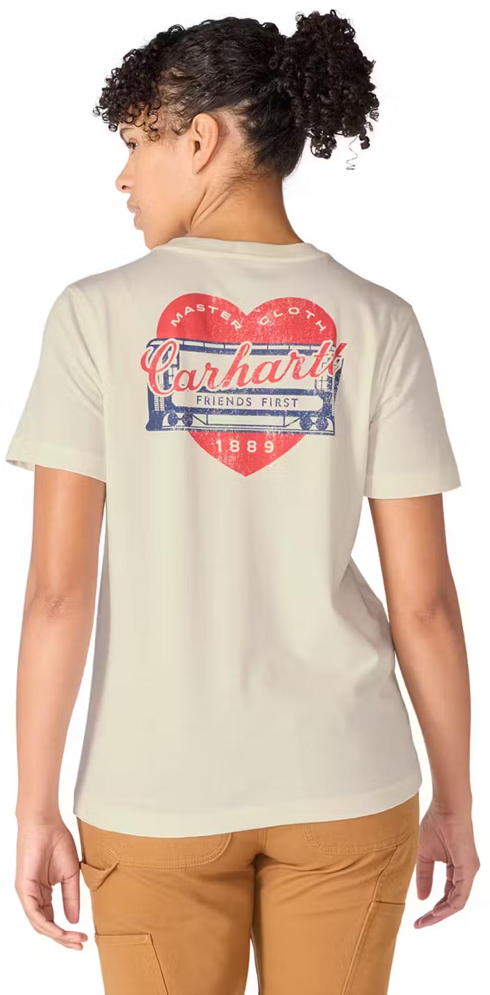 Carhartt Damen T-Shirt Irvine Heritage Heart Logo 107534