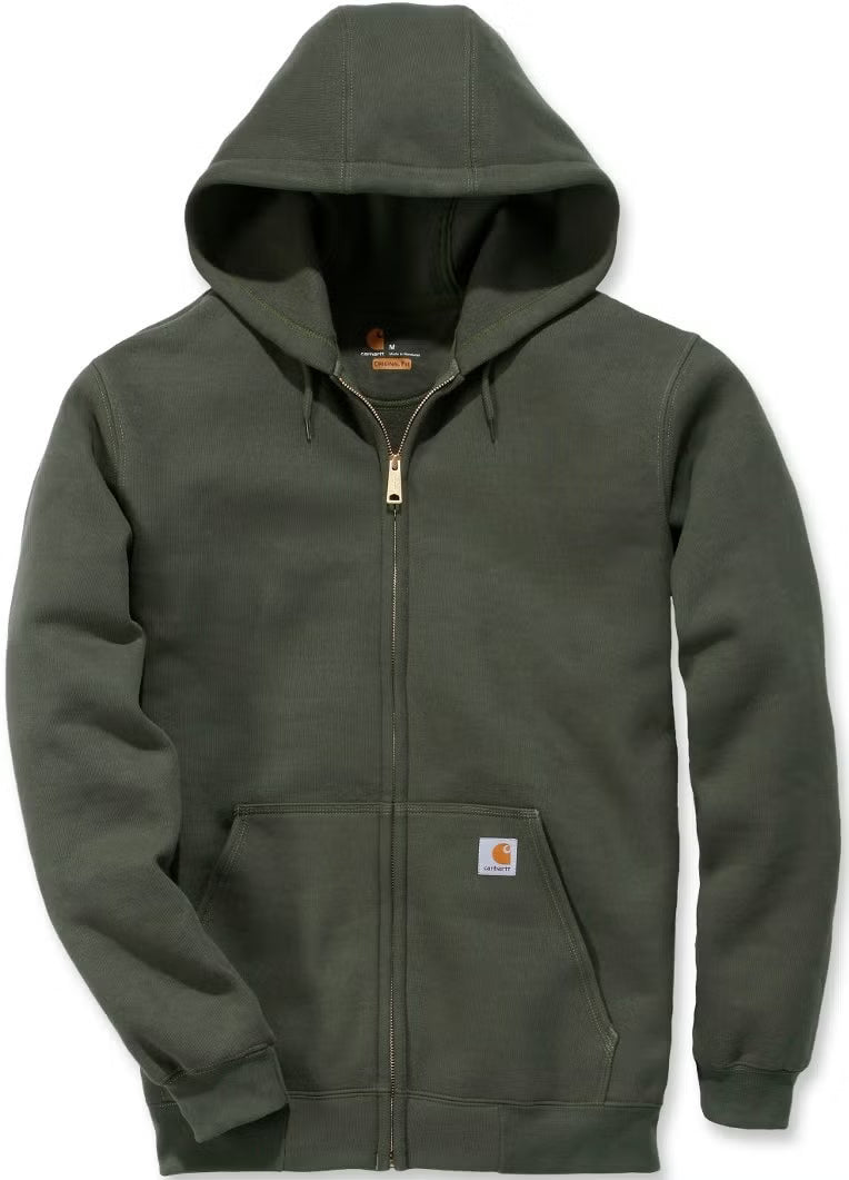 Carhartt Herren Kapuzenjacke K122 – Marquette Full-Zip Sweatshirt Loose Fit