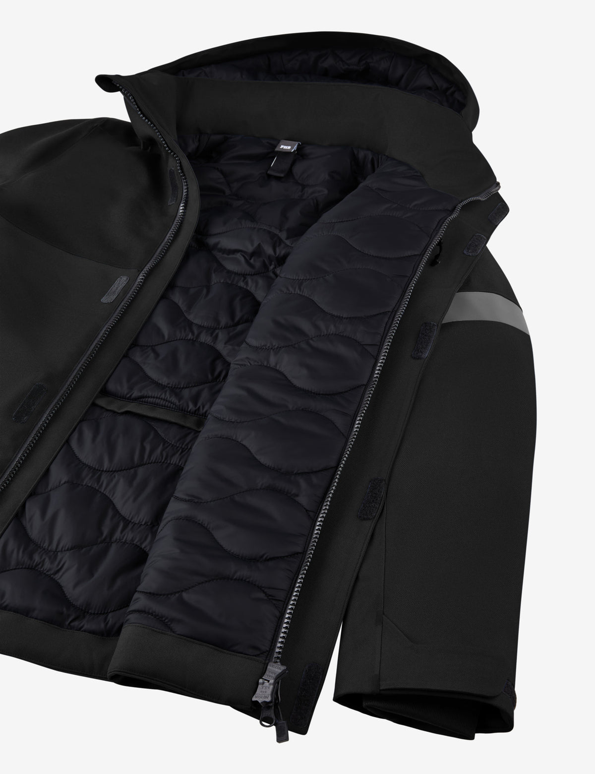 FHB Winterjacke ADRIAN 80236 Schwarz – Wasserdicht