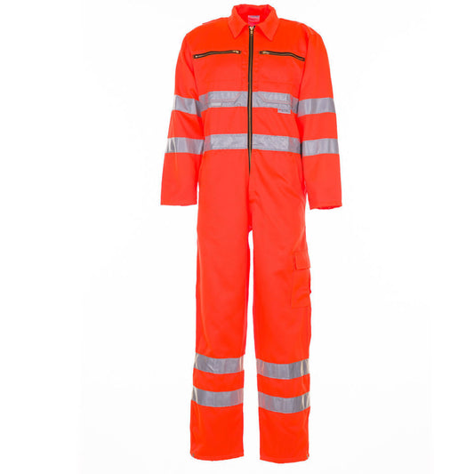 Planam Warnschutz Winterlatzhose – Uni Orange, Gr. M, 2063048 – Warm & Sicher