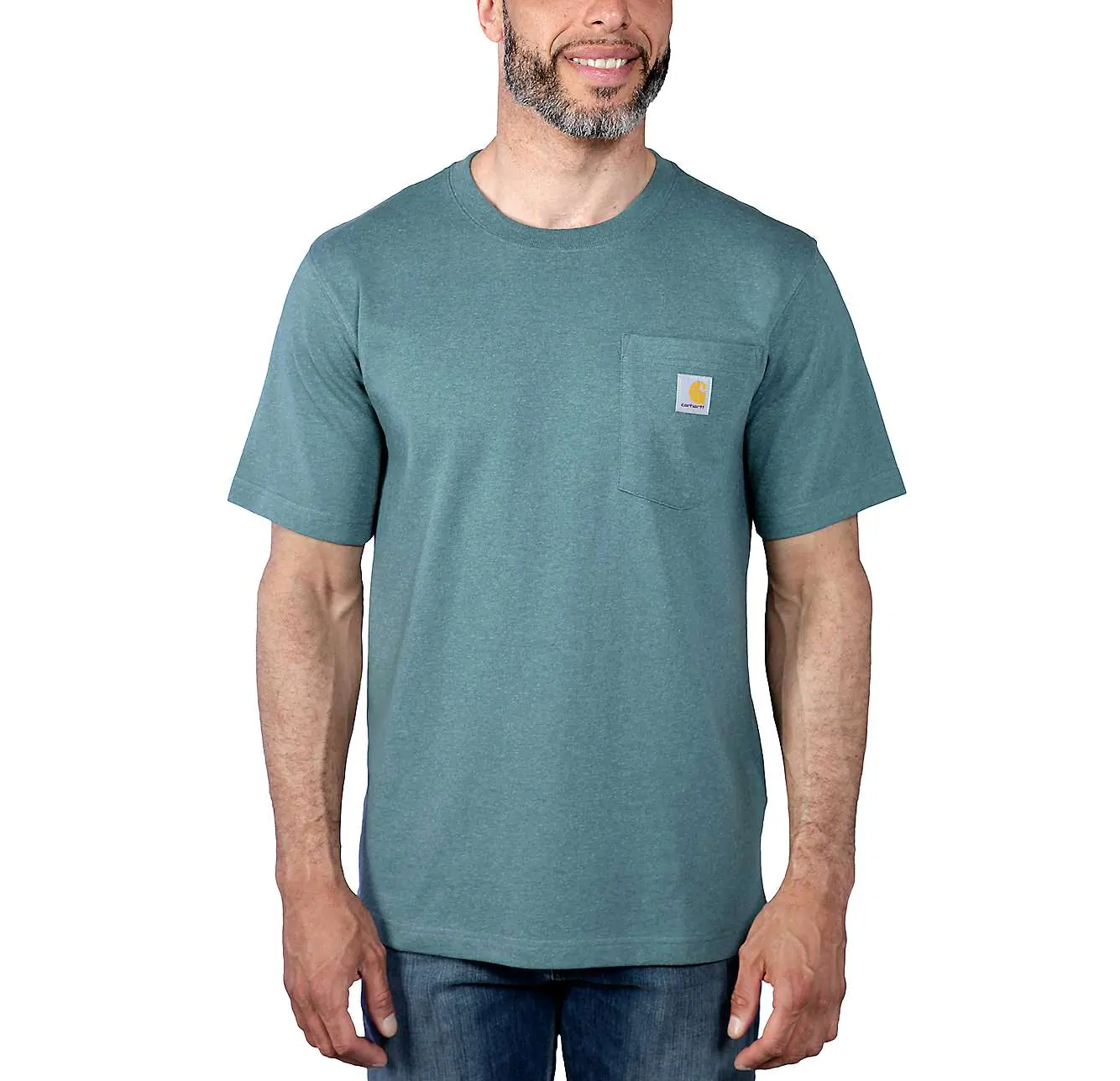 Carhartt K87 Sleeve Pocket 103296 – Brusttasche arbeitskleidung-store mit T-Shirt Short