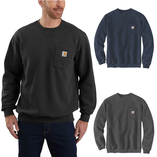 Carhartt Herren Crewneck Pocket Sweatshirt 103852