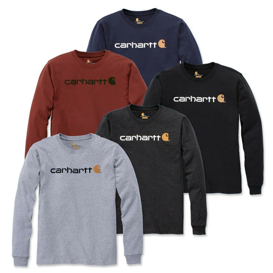 Carhartt Signature Logo Graphic Longsleeve T-Shirt 104107
