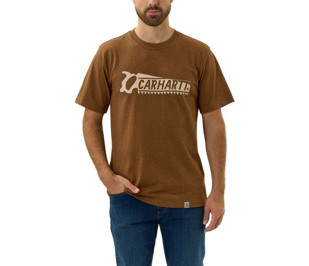 Carhartt T-Shirt mit Saw Graphic Logo 105181